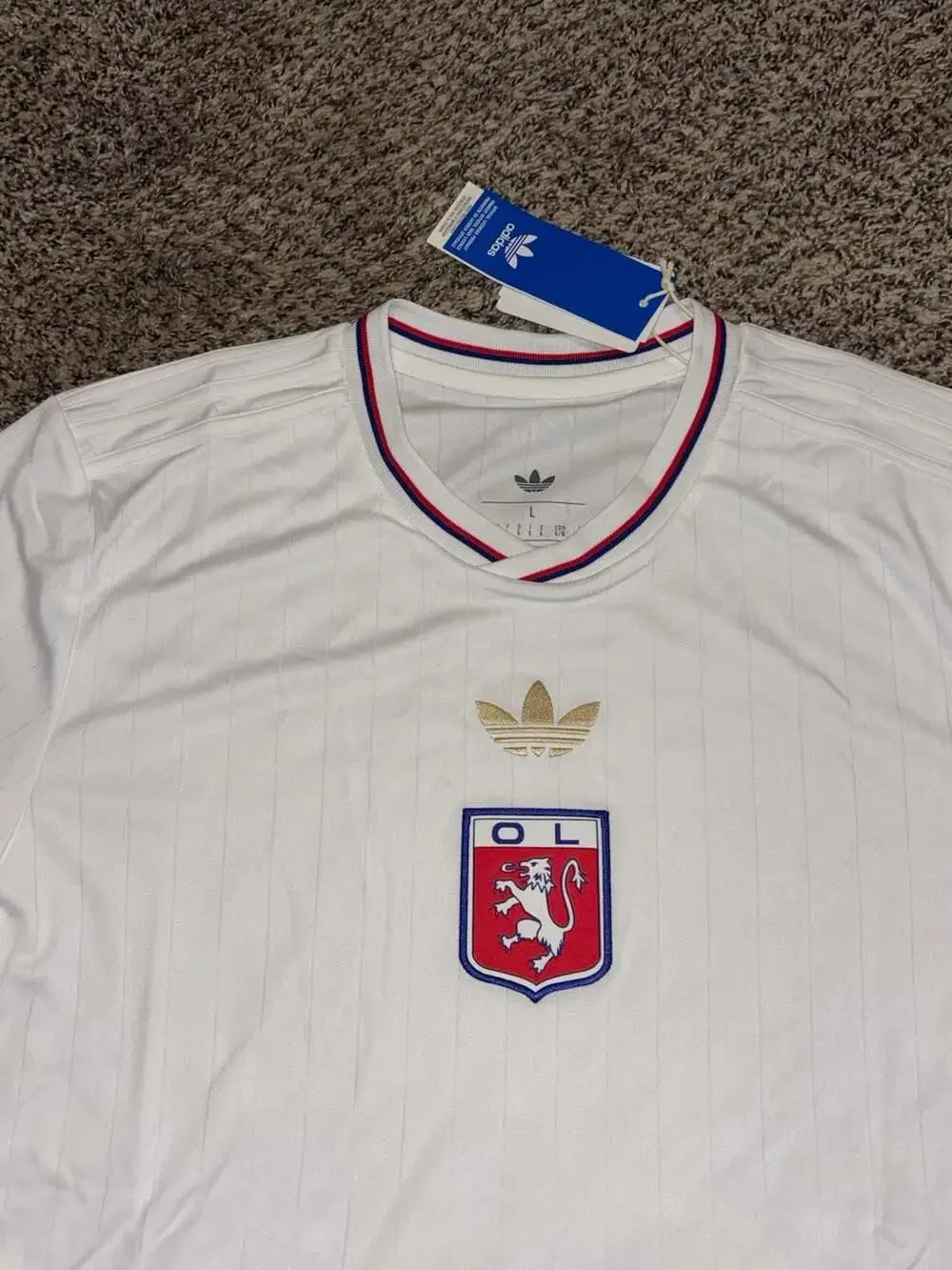 Adidas Olympique Lyonnais 75th Anniversary Special Edition Jersey JL9623